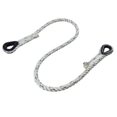 China High Quality Fall Protection Work Safety Reel Tool Lanyard With Single Stainless Steel Carabiner for sale