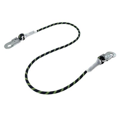 China High quality custom fall protection tool lanyard, flexible tool safety lanyards with carabiner for sale