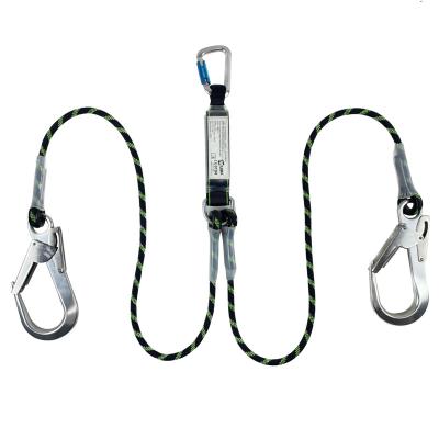 China High Quality Fall Protection Fall Protection Harness Lineman Anchor Strap Self Retracting Shock Energy Absorber Lanyard for sale