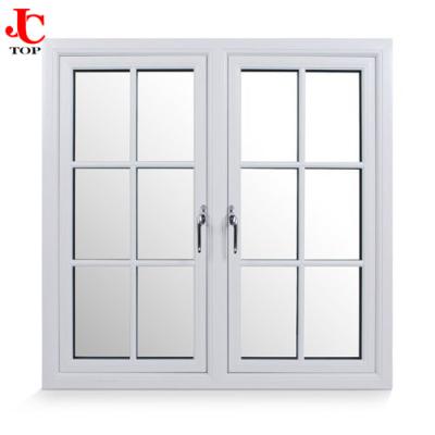 China Swing UPVC Window Grilles Design For Casement Windows for sale