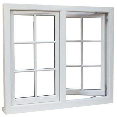 China Upvc Plastic Stock Available Casement Windows For Philippines Market With Cheap Price for sale