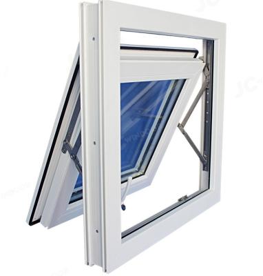 China High quality folding screen upvc tent window with blue double glazing for sale