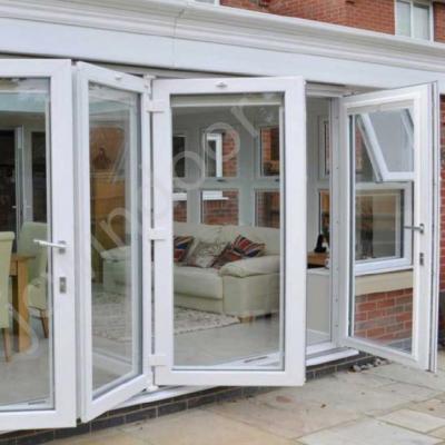 China Modern high quality upvc bi-folding door for sale