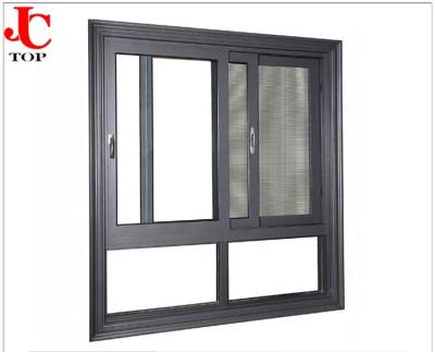 China Sliding hot sale aluminum sliding window with double tempered glass for sale