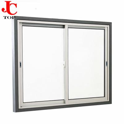 China Sliding Aluminum Alloy Desktop Sliding Tempered Glass Window For Balcony for sale