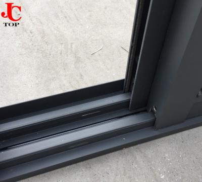 China Sliding Aluminum Frame Customized Philippines Glass Sliding Windows For Commercial for sale