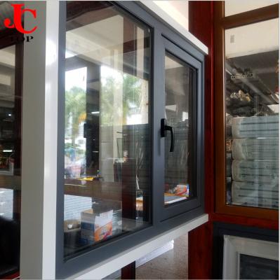 China Australian Standard As2047 Swing Aluminum Alloy Fire Rated Casement Window for sale