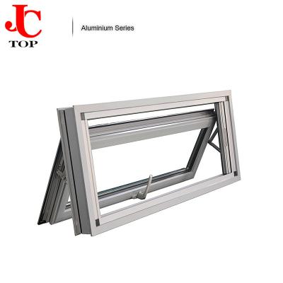 China Swing Aluminum Wood Grain Color Awning Windows And Doors Design for sale