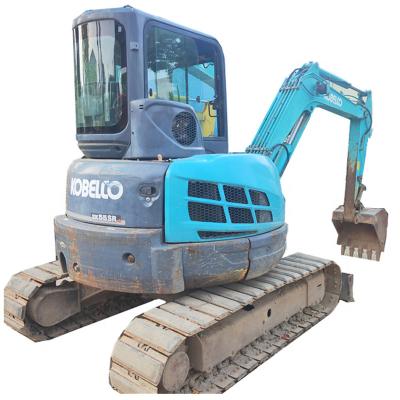 China High Quality Used Mini Excavator Kobelco Sk 55SR-5 Excavator Second Hand 5 Ton Sk 50sr Sk55 Excavator For Cheap Sale 0.2MÂ ³ for sale