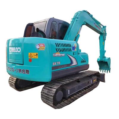 China Building\Machinery Kobelco Excavator SK75 Ton Original Janpan Used Agriculture Construction\Construction 7 For Sales Cheap Used Digger for sale