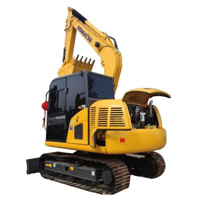 China Cheap Building\Agriculture\Construction 7 Ton Second Hand Digger Crawler Excavators For Sale Used Komatsu PC70 Excavator for sale