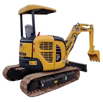 China Building\Ton Used Mini Excavator Used KOMATSU PC35 Hydraulic Crawler Digger Used Agriculture\Construction 3.5 With Best Price for sale