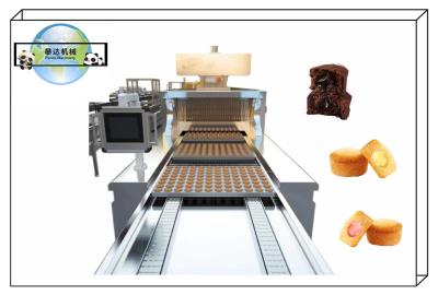 China PD800 Cup Cake Custard Muffin Madeline Cake Productielijn Cup Cake Maker Cup Cake Bakery Equipment Machinery Te koop