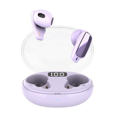 China Hot In-Ear Sports Earphone Mini Wireless Headphones LED Battery Type-C Buds for sale