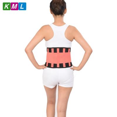 China Durable Adjustable Waist Support Belt Weight Loss Back Wrap Sweat Neoprene Waist Trainer for sale