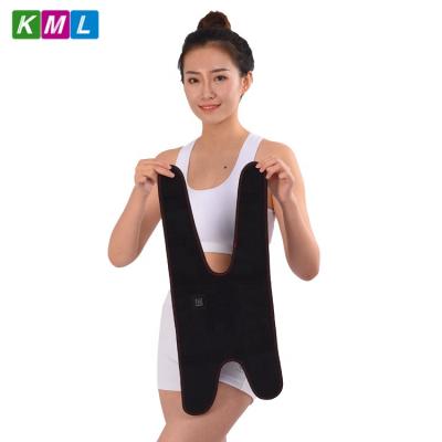 China Hot Sale Safe Hinge Adjustable Knee Support With Electric Heating Carbon Fiber for sale