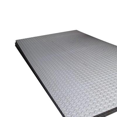 China Carbon Steel Plate Iron Sheet Diamond Construction Checkered Plate A36 In Stock for sale