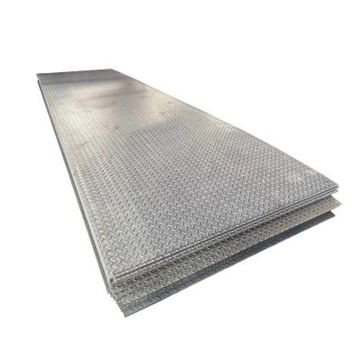 China Building Q235B Q355B S235JR S355JR Carbon Steel Checkered Plate Iron Checkered Sheet Diamond Plate for sale