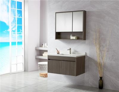 China Kaved Vanity Table Wash Basin 304 Stainless Steel Mirror Environmental Friendly Waterproof Bathroom Cabinet for sale