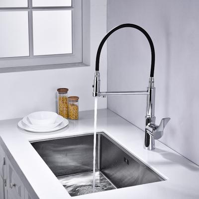 China Modern Single Metered Cold Water Taps Kaved Handle Flexible Kitchen Taps Faucet for sale