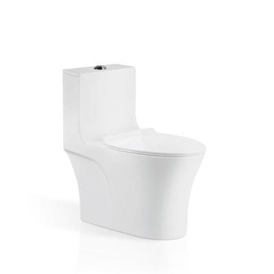 China One Piece Bathroom Inodoros Double-flow KAVED Water Power Stream Strap Hotel WC Saving White Toilet for sale