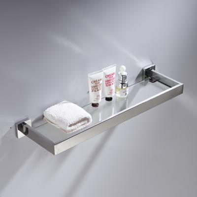 China 304# Factory Wholesale KAVED Stainless Steel Metal Bathroom Shelf Wall Mounted Bathroom Racks for sale