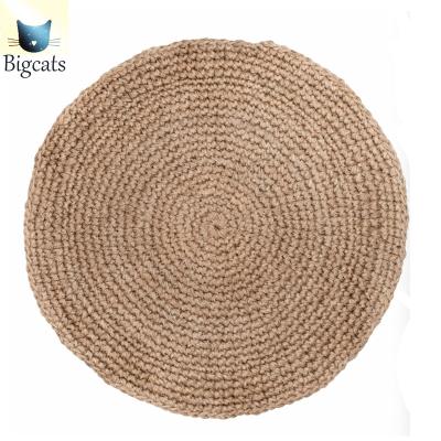 China Transitional Handmade Woven Round Rug Cover Living Room, Dining Table, Lobby Decoration for sale