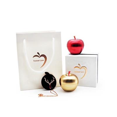 China Newest Christmas Luxury Jewelry Gift Boxes Metal Apple Packaging Jewelry Box For Earring Ring Necklace for sale