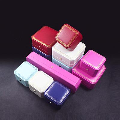 China Octagonal Box Manufacturer's Newest Diamond Ring Jewelry Packaging Box Necklace Box Customized Logo for sale