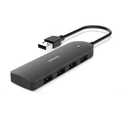 China ABS+PC Mini Usb Hub Splitter 4 Ports USB Hub 3.0 Adapter For Laptop PC Computer for sale