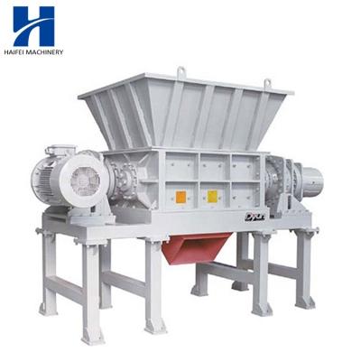 China Double shaft plastic recycling machine wrapping industrial wooden shredder waste mdeical china plastic package fair for sale