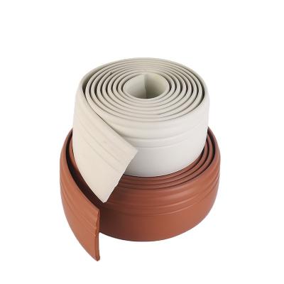 China Unlimited style self-adhesive flexible strips molding border trim for bedroom and living room anti-collision for sale