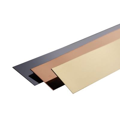 China Stainless Steel Scratch And Scratch Resistant Titanium Gold Ceiling Flat Line for sale