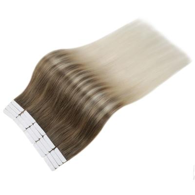 China Silky Straight Wave Full Shine Hot Luxury Quality Light Brown Blonde 14-24