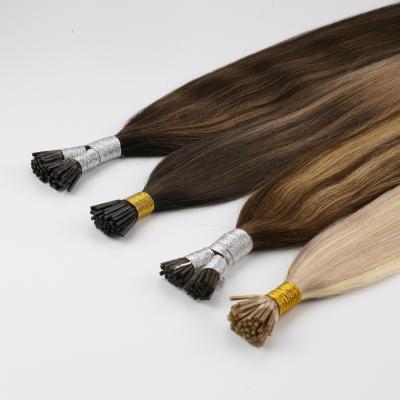 China Silky Straight Remy Hair Extensions 100% Wave Wholesale Price Hair Vendor Production And I Tip Bonding Extensions for sale