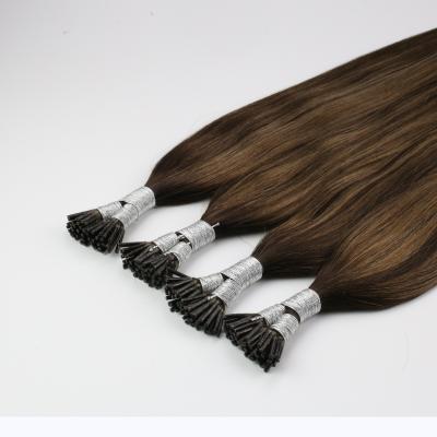 China Wholesale Itip Seller Hair Extensions #2/2/6 Balayage Brown Full Wave Silky Straight Shine Pre Bonded Hair Extensions for sale