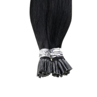 China Silky Straight Full Wave Swatch Shine Pure Color Hair Extensions I Tip Virgin Hair for sale