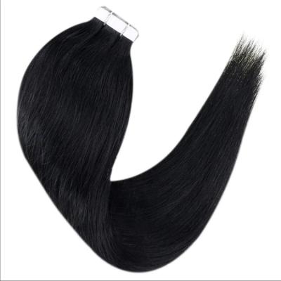 China Sample Full Shine 1piece 2.5g Virgin Tape Silky Straight Hair Extension Pure Wave Color Extensions Tape In Virgin Hair for sale