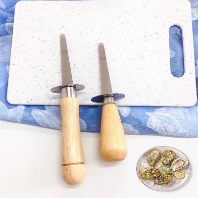 China Viable Professional Seafood Accessories 2cr13 Stainless Steel Open Oyster Shelling Knife Shellfish Opener Tool for sale