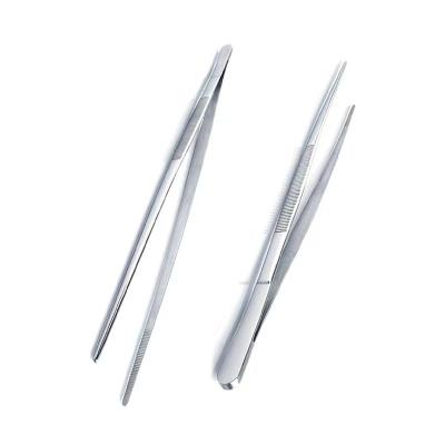 China Stainless Steel Viable Kitchen Food Serving Tongs Cooking Pincette BBQ Clamp BBQ Tweezers for sale