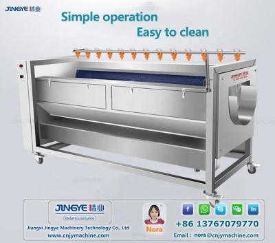 중국 Fruit And Vegetable Factory Supply Sweet Potatoes Ginger Brush Peeling N Washing Machine 판매용