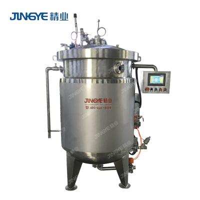 China Vegetable Processing Factory Lentil Industrial Pressure Cooker Vertical Steam Broth Pressure Kettle For Aseptic Food Processing for sale