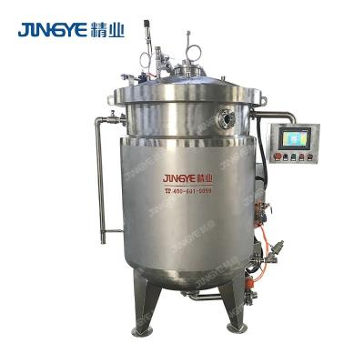 China Vegetable Processing Plant 300L Bean Stew Pot Jam Stock Pressure Kettle Pot Stock Pressure Canner en venta