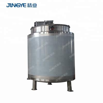 중국 Food Grade Tank Stainless Steel Heat Cool Jacket Liquid Mixing Blending Tank 판매용