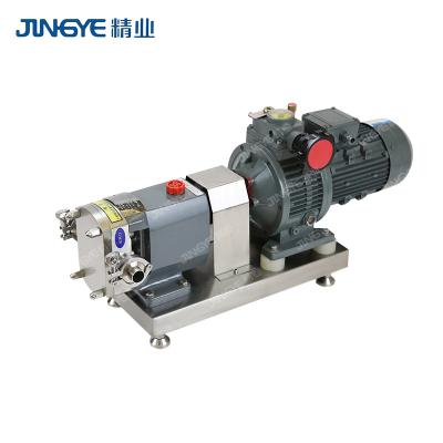 China High Efficiency Food Grade Sanitary Rotor Lobe Pump For High Viscosity Liquid Te koop