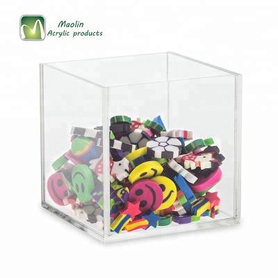 China High viable storage box or customized, multifunctional polish clear acrylic display case 12 inch cube for example for sale