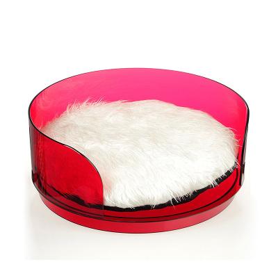 China Sustainable Hot Sale Handmade Acrylic Custom Dog Sofa Bed for sale