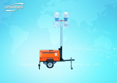 China 230V Diesel Generator Set Construction Light Towers Mechanical Mast for sale