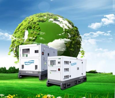 China Low Noise Diesel Emergency Generator Large Fuel Tank For Residential for sale