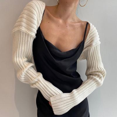 China Anti-Wrinkle Knitted Female Sweater #0829 Long Sleeve Women Cardigans Crop Tops Tracksuit Autumn Fashion Casual Sweater Sexy Streetwear for sale